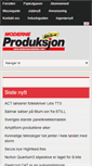 Mobile Screenshot of moderneproduksjon.com